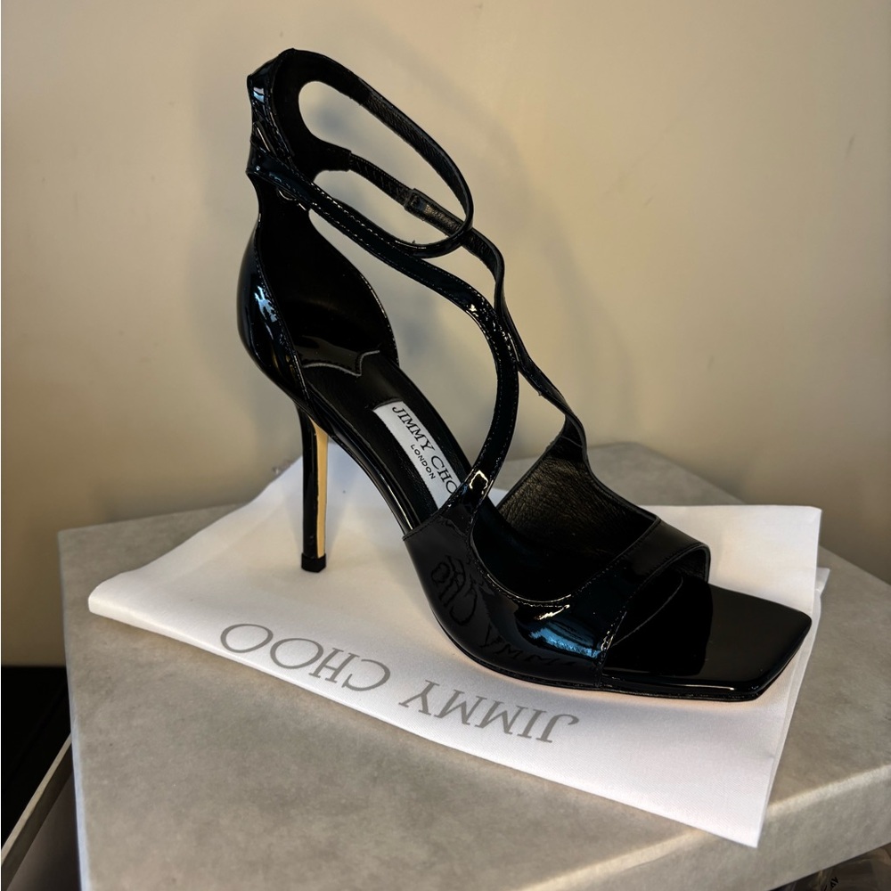 Jimmy Choo Glossy Black Heels